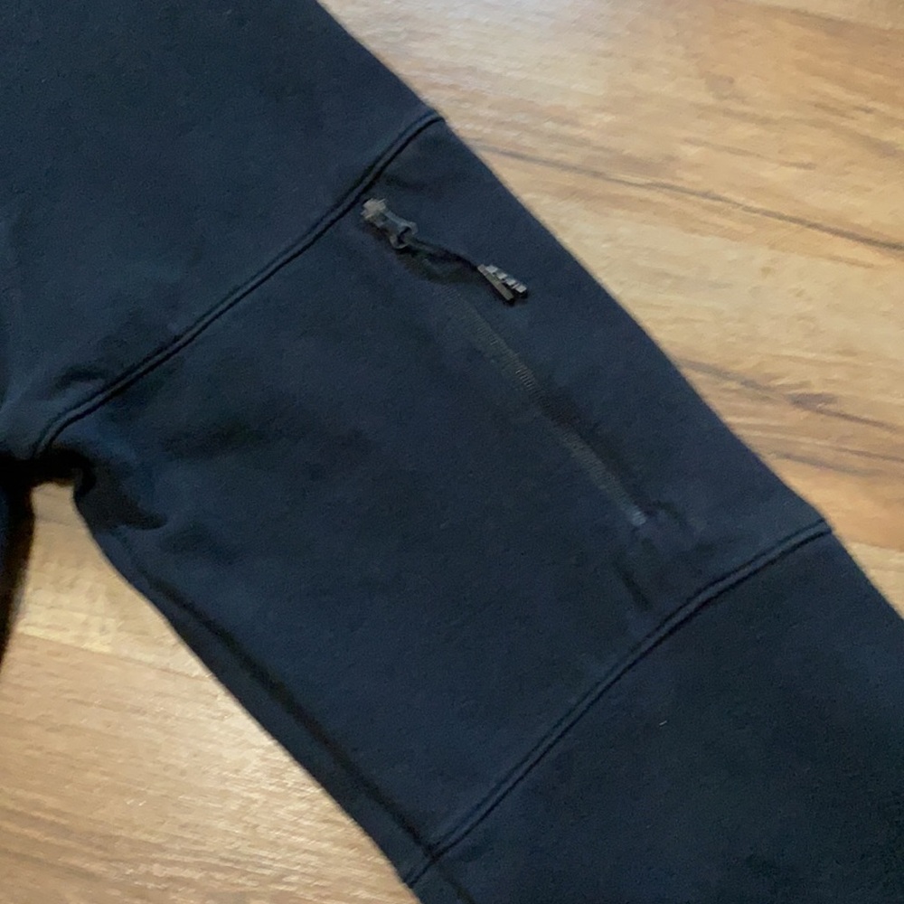 Nike Tech Fleece Zip up Hoodie Sweatpants Triple Black Sweatsuit Matching Set - Picture 3 of 10